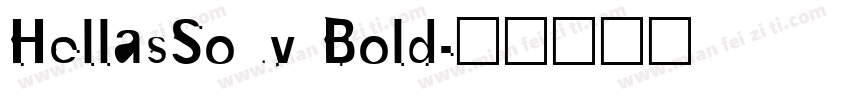 HellasSouv Bold字体转换